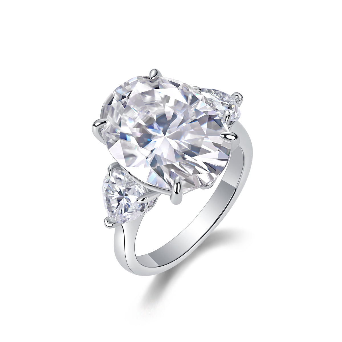 1Soul Resonance - A Fashionable And Luxurious Jewelry Accessory Set With Moissanite S925 Sterling Silver And Platinum - plated Diamond Prohibit TikTok sales - 5 - CJ