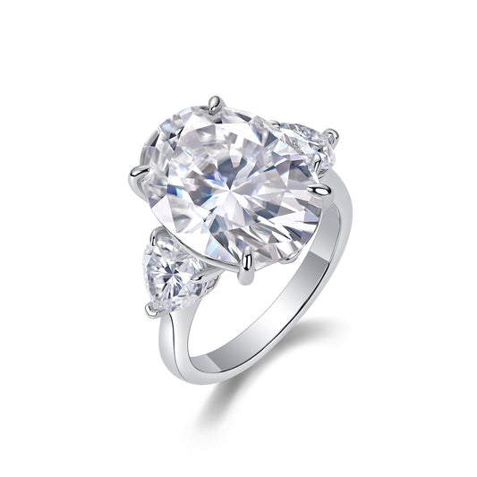 1Soul Resonance - A Fashionable And Luxurious Jewelry Accessory Set With Moissanite S925 Sterling Silver And Platinum - plated Diamond Prohibit TikTok sales - 5 - CJ