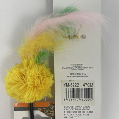 Colorful Feather Ball Cat Toy - 5 - CJ
