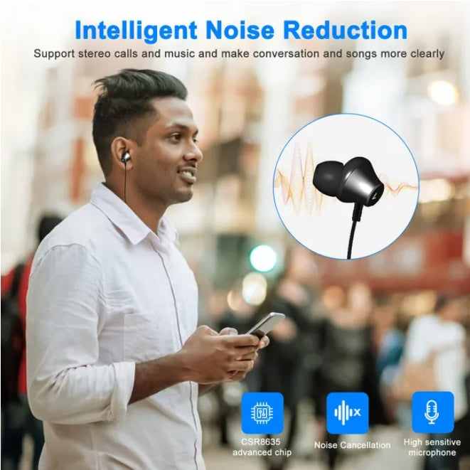 Wireless Neckband Sweatproof Sports Earphones - 5 - CJ
