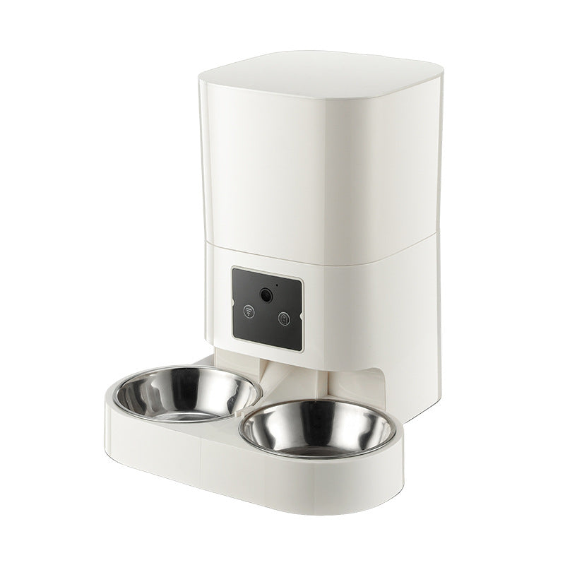 Timing Quantitative Remote Control Automatic Pet Feeder Cat Food Dog Food Intelligent Feeding Machine - 0 - CJ