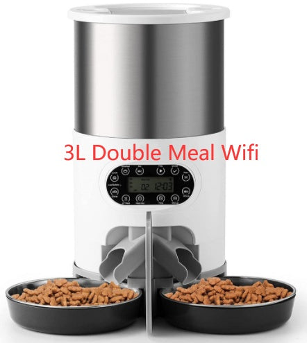 Automatic chqiue pet feeder - 0 - CJ - 3L Double Meal Wifi - AU - CJYC154727632FU
