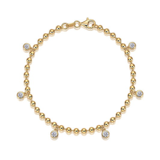 1Luxury Fashion Mossan Diamond S925 Silver Bracelet Comparable To Natural Diamonds Prohibit TikTok sales - 5 - CJ