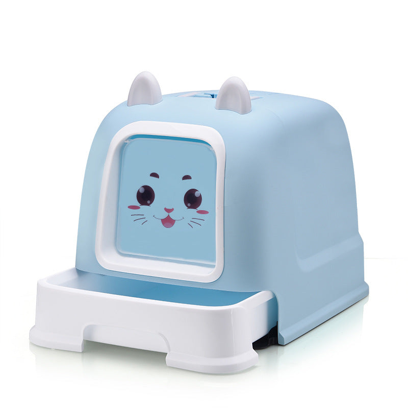 Fully enclosed cat litter with drawers - 0 - CJ