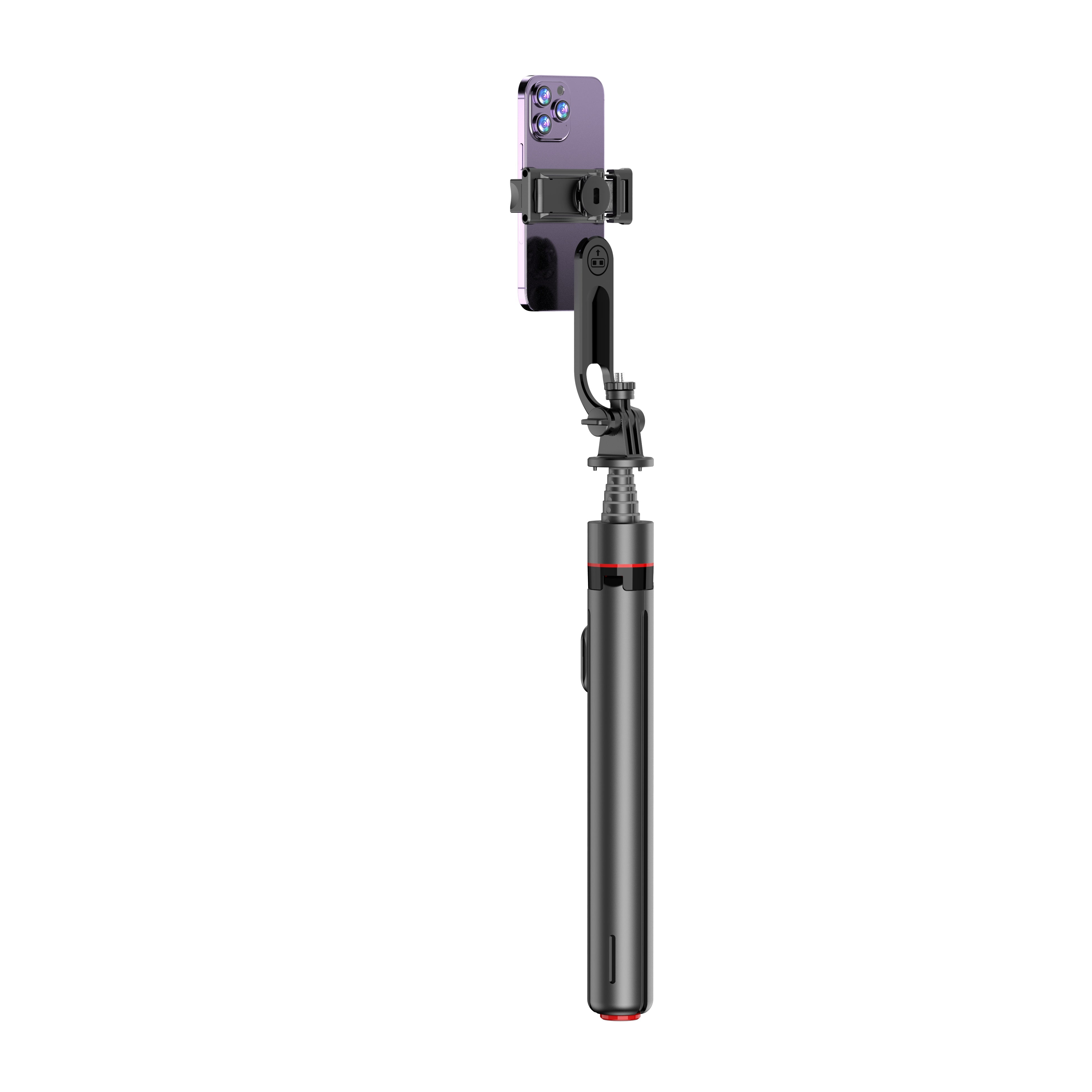 Selfie Stick Tripod With Fill Light, Extendable Phone Stand With Wireless Remote, Universal Compatible For Smartphones, Portable For Travel & Video Recording - 5 - CJ