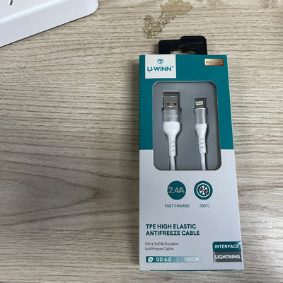 L401 Lightning Cable 2.4A 1M White USB 3.0 UWINN - 5 - CJ