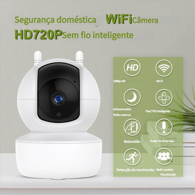 Yoosee Panoramic IP Security Camera Lamp Wifi 1080p Spy Camera White - 5 - CJ
