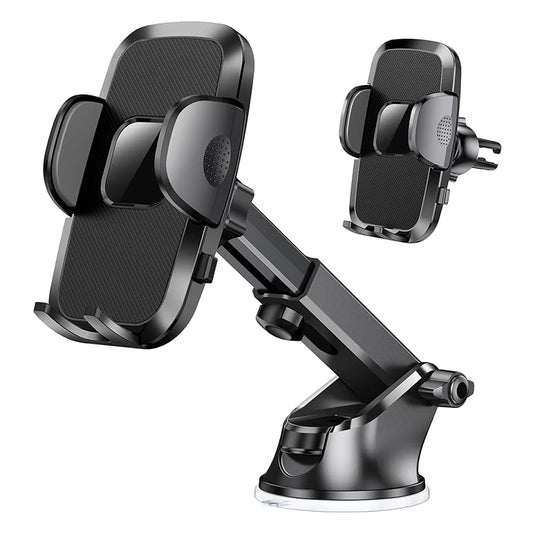 Phone Mount For Car, 4 In 1 Universal Car Phone Holder Mount For Dashboard Air Vent, Super Suction - 5 - CJ