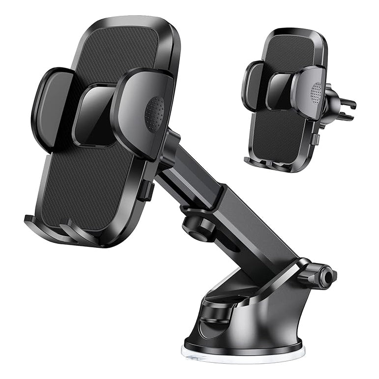 Phone Mount For Car, 4 In 1 Universal Car Phone Holder Mount For Dashboard Air Vent, Super Suction - 5 - CJ