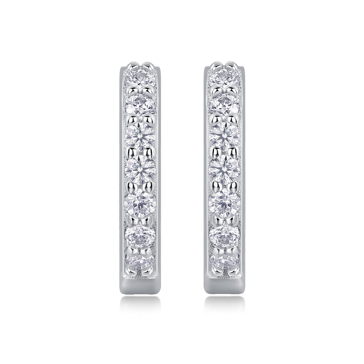 Sure Diamond Set Moissanite Silver Earrings Luxury Fashion Diamond Earrings Stud Earrings