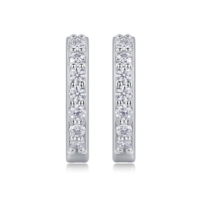 1Sure Diamond Set Moissanite Silver Earrings Luxury Fashion Diamond Earrings Stud Earrings Prohibit TikTok sales - 5 - CJ