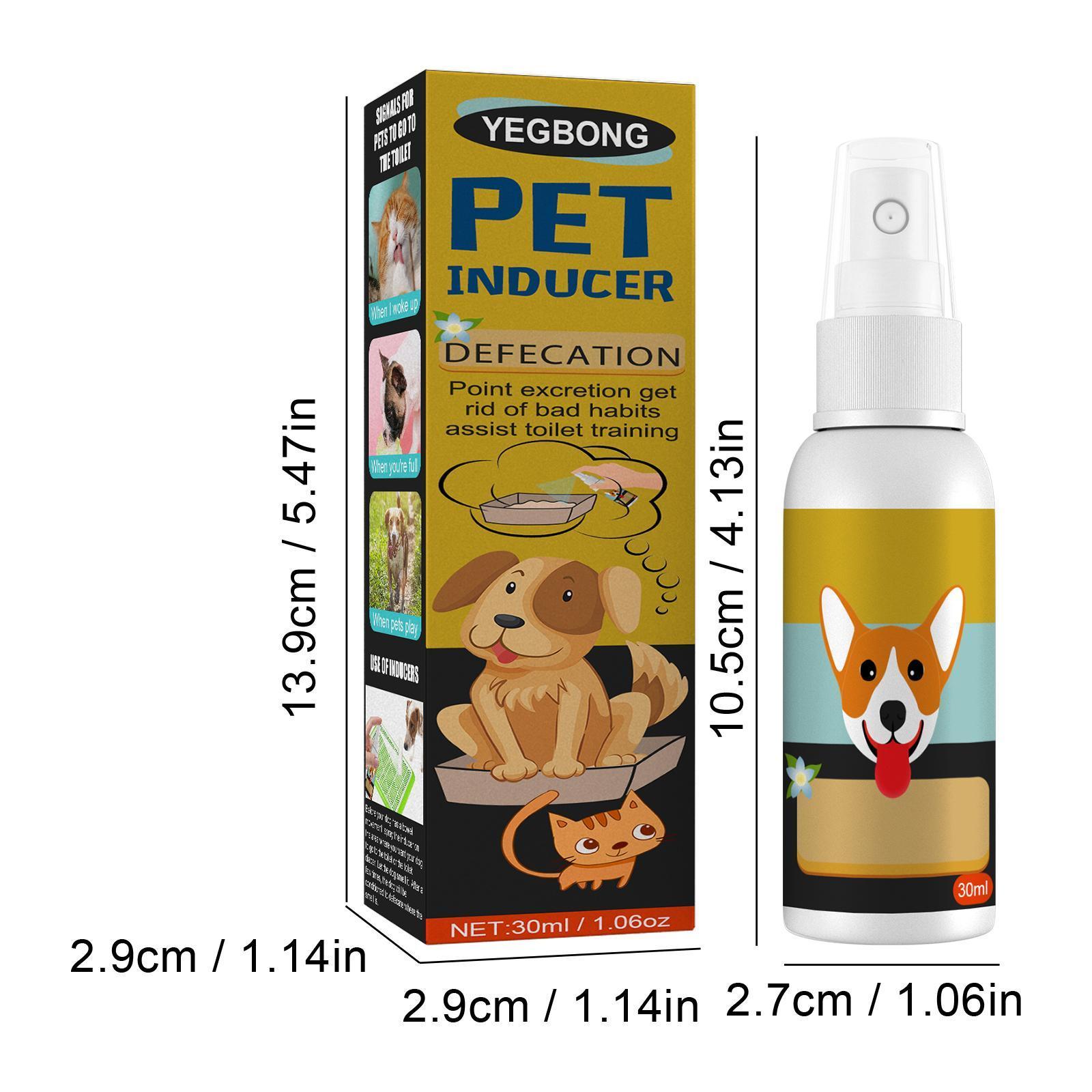 Yegebang Pet Defecation Positioning Spray Pet Feces Positioning Pet Cat And Dog Defecation Inducer - 5 - CJ