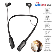 Black - Red Color Options - 1Pc Wireless Neckband Headphones V4.2 Sweat - proof Sport Headsets Earbuds In - Ear Magnetic Neckbands Stereo Earphone Deep Bass Earphone With Mic 15Hrs Work Running Hiking - 5 - CJ