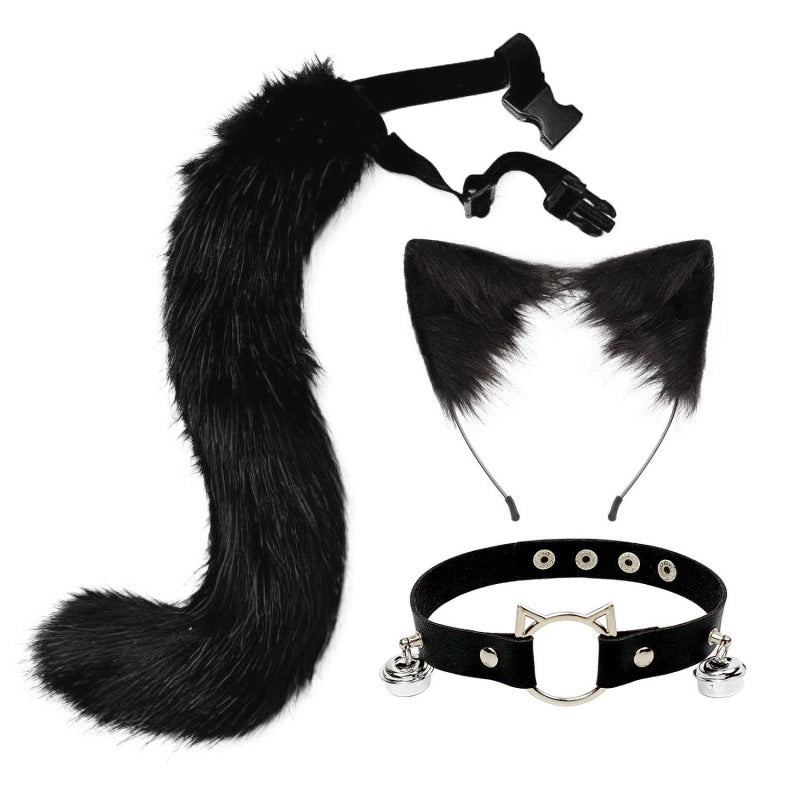 Ear Cat Tail Set Hair Hoop - 0 - CJ