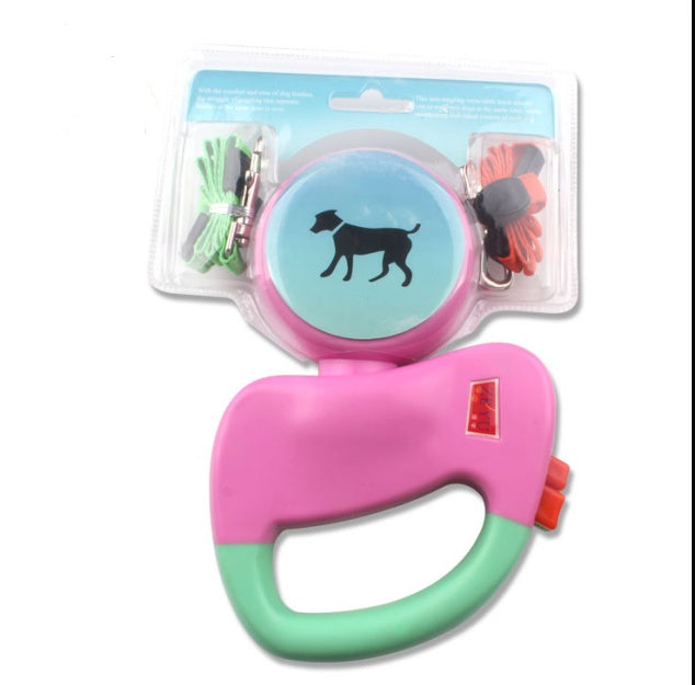 Retractable Dual Pet Dog Walking Leash - 0 - CJ