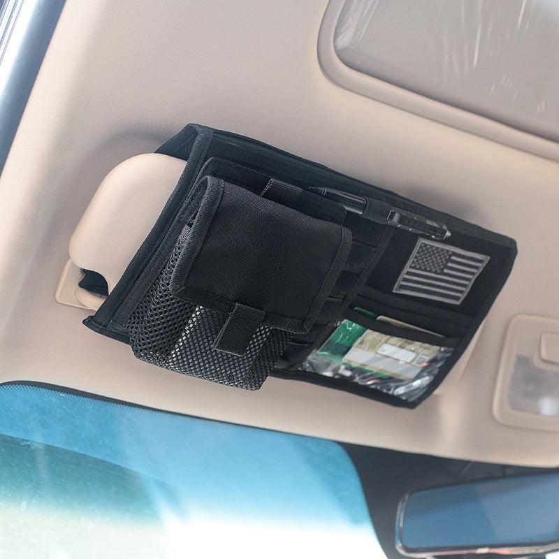 Vehicle Visor Panel Truck Car Sun Visor Organizer CD Bag Holder Car Styling Hunting Accessories - 0 - CJ