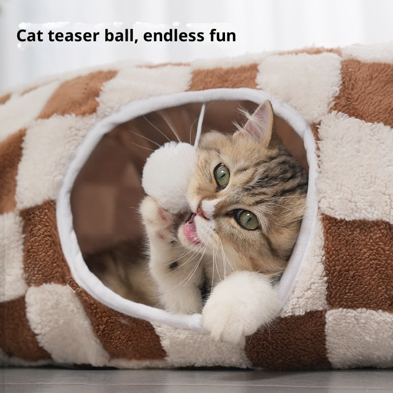 Round Tunnel Cat Nest Detachable S - type - 0 - CJ