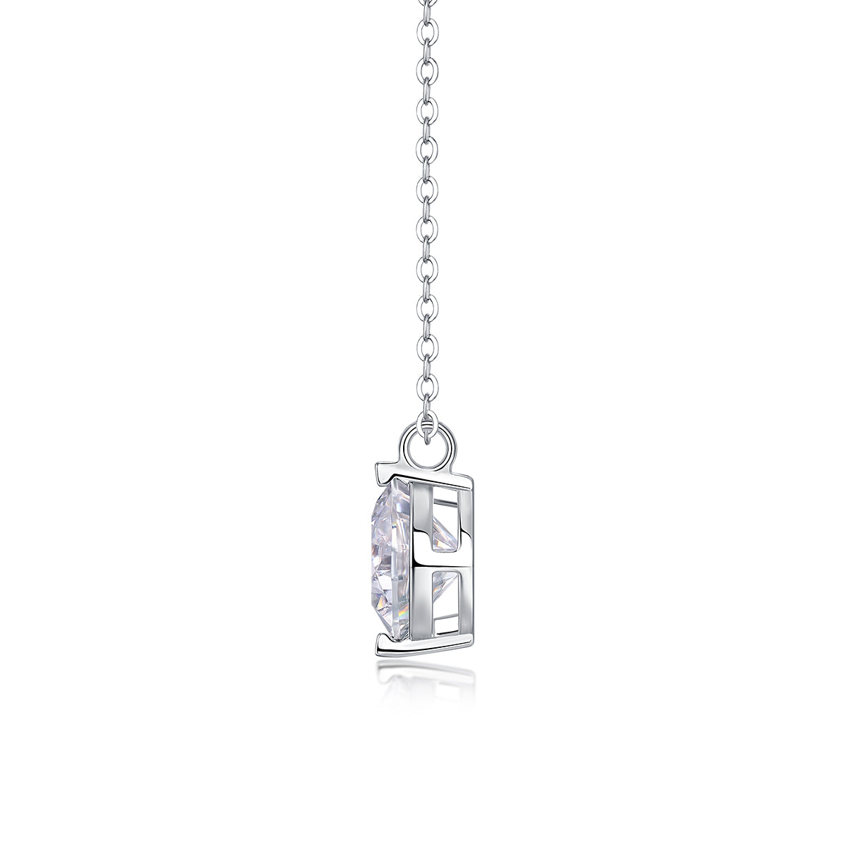1Time Lasts - A Fashionable And Luxurious Diamond Jewelry Pendant Set With 2 - carat, 3 - carat And 5 - carat Moissan Diamonds, S925 Sterling Silver And Platinum Plating Prohibit TikTok sales - 5 - cj