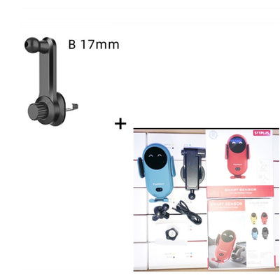 Infrared Induction Car Wireless Charger Car Phone Holder - 0 - CJ - Blue set - Plus Version - CJSJ124411313MN