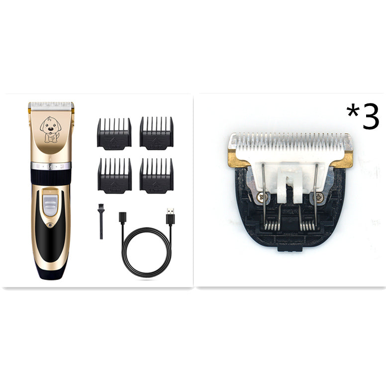 Rechargeable Cat Hair Clipper Pet Electrical Hair Cutter Lady Shaver - 0 - CJ - Set1 - USB - CJGY205551249WD
