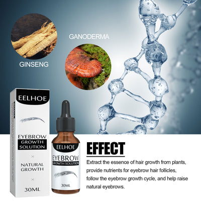 EELHOE Eyebrow Liquid Dark Thick Natural Oil Eyebrow Repair Mild Moisturizing Treatment - 5 - cjdropshipping