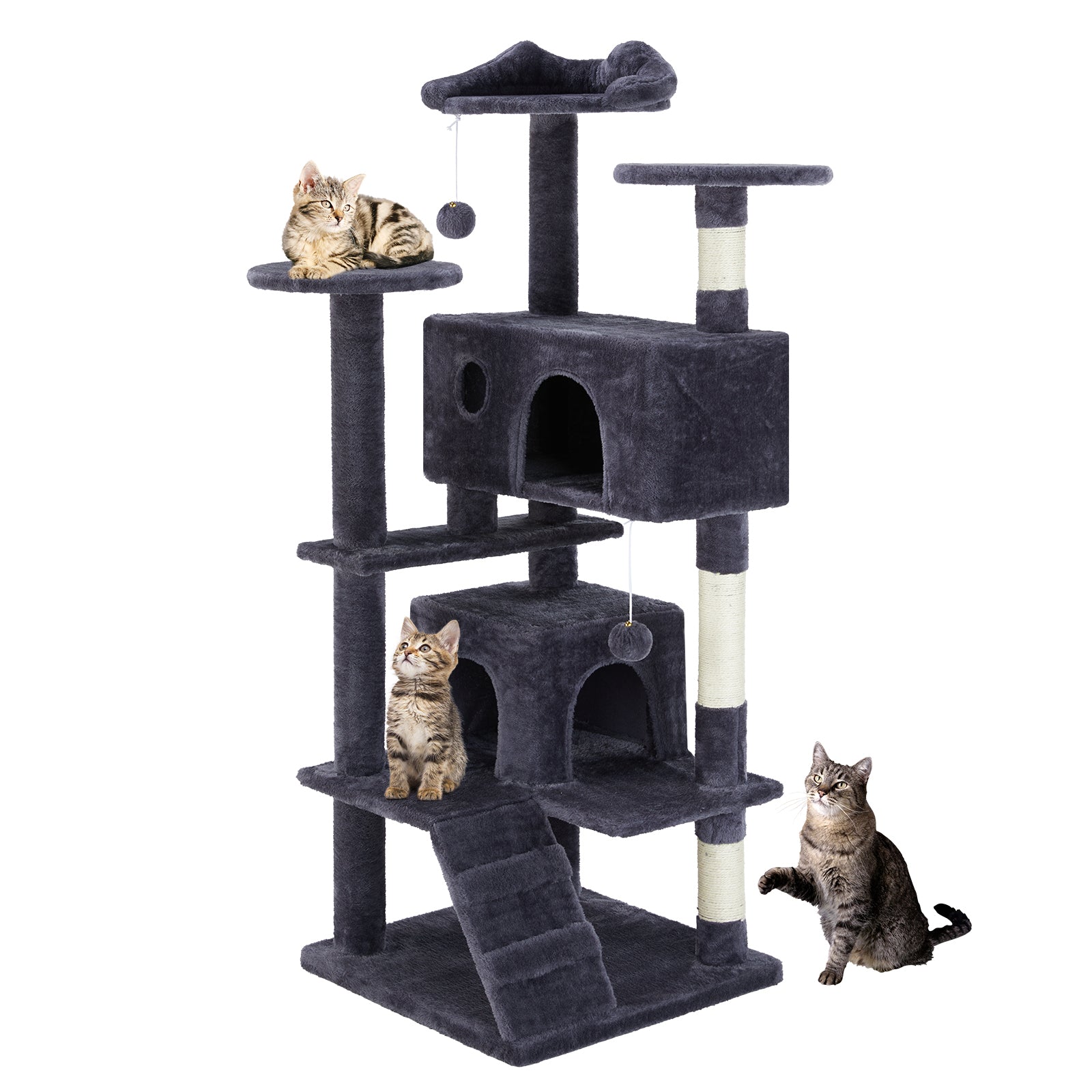 Multi Functional Cat Treehouse Cat Climbing Frame - 5 - CJ
