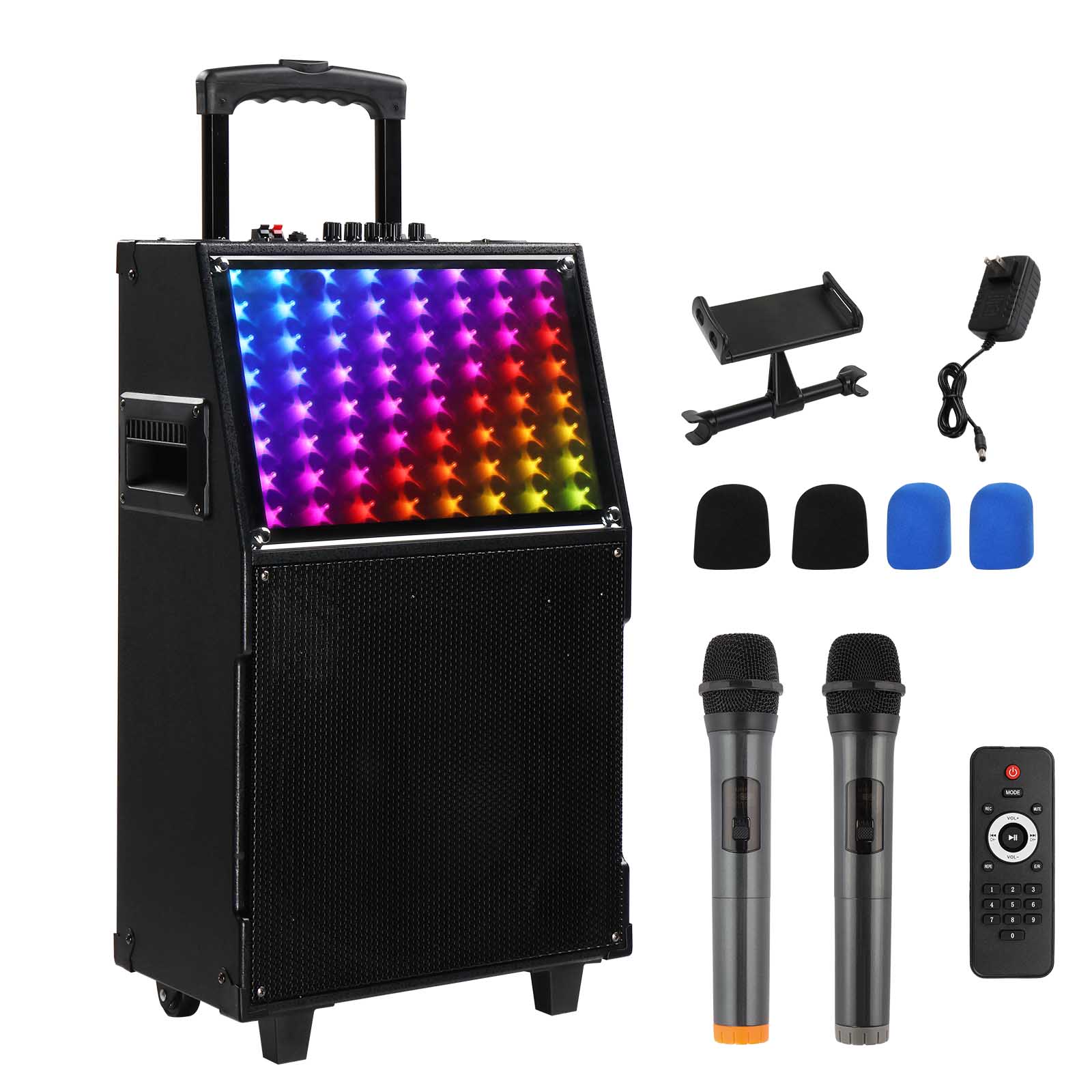 12in 60W LED Spectrum Light Bluetooth Remote Control Rod Speaker - 5 - CJ