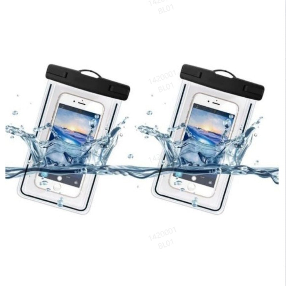 2 Packs Waterproof Phone Pouch For Drifting Diving Swimming, Underwater Dry Bag Case Cover For Phone - 5 - CJ