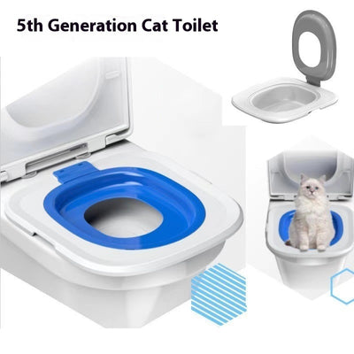 Fifth Generation Cat Toilet New Shape Trainer Toilet Cat Toilet Mat - 0 - CJ