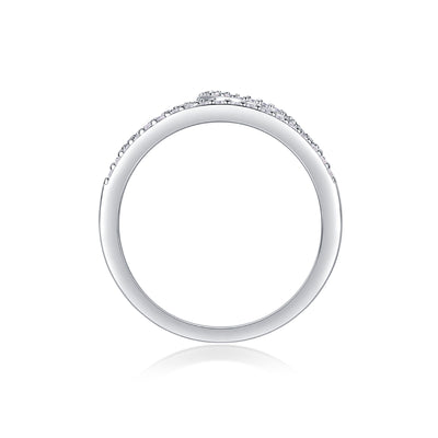1Crown Diamond Ring Luxury And Stylish Moissanite Silver Ring Prohibit TikTok sales - 5 - CJ
