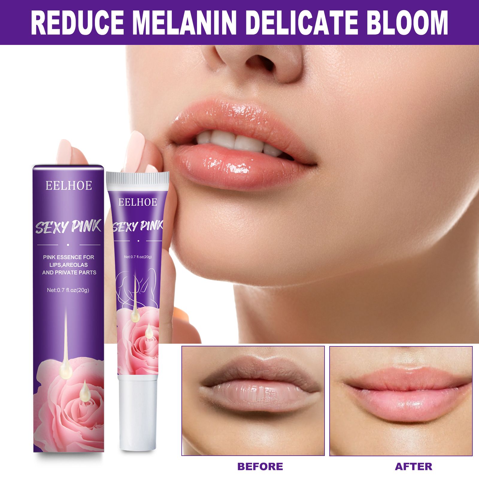 EELHOE Rejuvenator Areola Intimate Area Rejuvenator Lip Joints Melanin Removal - 5 - CJ