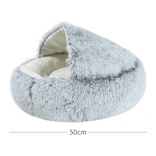 Crystal velvet warm round half - pack cat litter - 0 - CJ