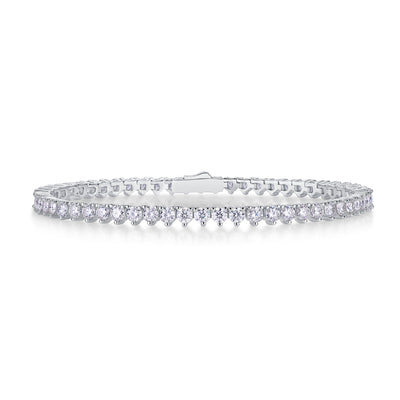 1Mark Luxury Fashion Mosan Diamond S925 Silver Bracelet Comparable To Natural Diamonds Prohibit TikTok sales - 5 - CJ