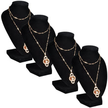 Jewelry Bust Flannel Black 9x8.5x15 cm 4 pcs. - 5 - CJ