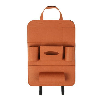 Auto Car Backseat Organizer Car - Styling Holder Multi - Pocket Seat Wool Felt Storage Multifunction Vehicle Accessories Bag - 0 - CJ - Camel - 400x550mm - CJQCNBQC00045 - Camel - 400x550mm