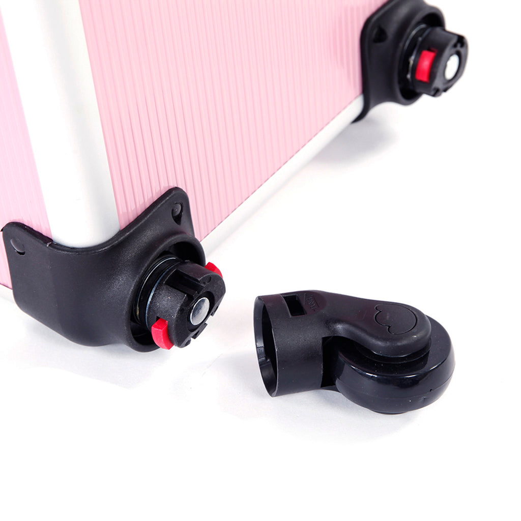 4-in-1 Aluminum Alloy, Trolley, Vanity Case, Embroidery Box