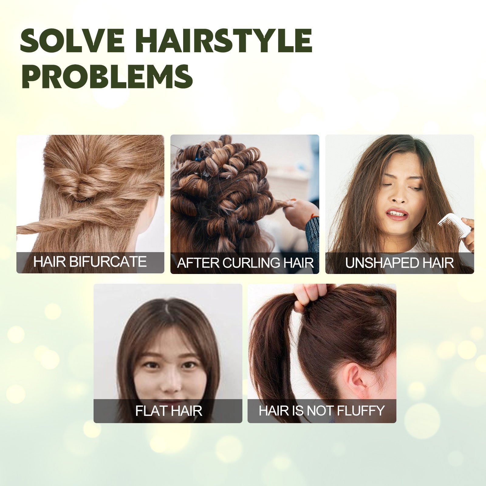 EELHOE Rosemary Hair Treatment Oil Scalp Cleansing Conditioning Volumizing Smoothing Repair Dry Frizzy Hair Conditioning Hair Treatment Oil - 5 - CJ