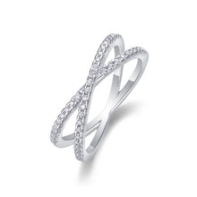 1Double Band Diamond Ring Luxury Fashion Set Moissanite Silver Ring Prohibit TikTok sales - 5 - CJ