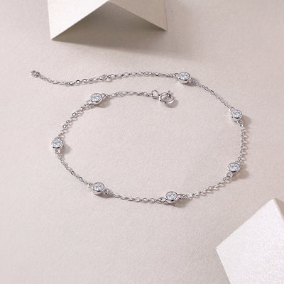 1Smart Bubble Luxury Fashion Mossan Diamond S925 Silver Bracelet Comparable To Natural Diamonds Prohibit TikTok sales - 5 - CJ