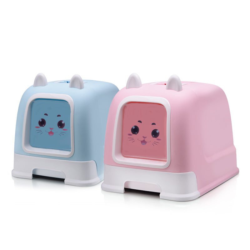 Fully enclosed cat litter with drawers - 0 - CJ