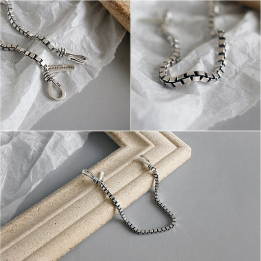Vintage Box Chain Cross Bracelet, With A Unisex Design, Suitable For Daily Wear And Social Occasions , A Stylish Accessory For All Seasons - 5 - CJ