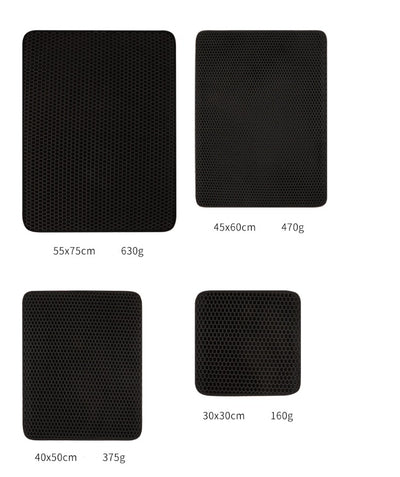 Pet Cat Litter Mat Pet Supplies EVA Double Cat Litter Mat - 0 - CJ