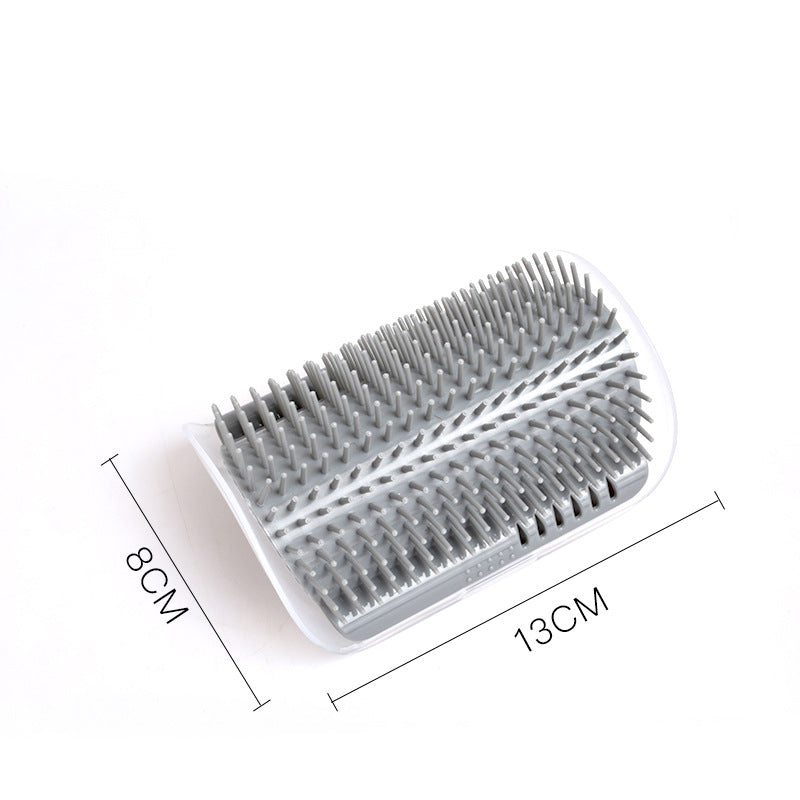 Cat Self - Grooming Brush Pet Wall Rubbing Device - 0 - CJ - Grey2 - CJJJCWMY00001 - Grey2