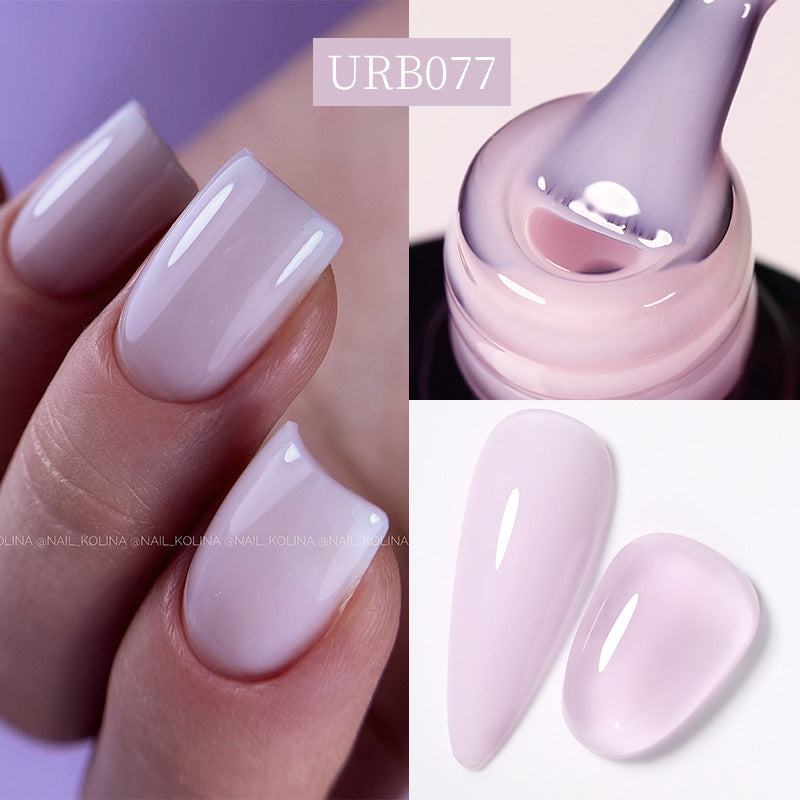 Reinforced Long - lasting No - file Base Coat With Shimmering Glitter Gel Polish - 0 - CJ