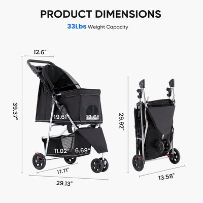 Cat And Dog Pet Cart - 5 - CJ