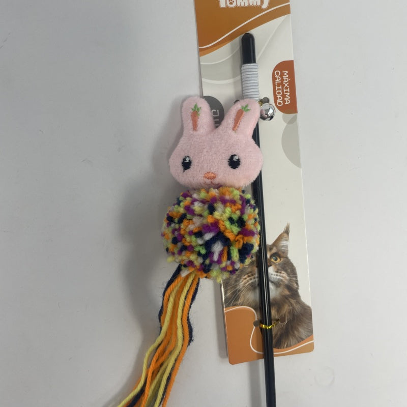 Cartoon Wool Teasing Cat Stick Pole - 5 - CJ