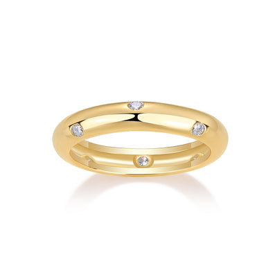 1Starry Diamond Ring Wedding Ring Luxury Fashion Moissanite Silver Ring Prohibit TikTok sales - 5 - CJ