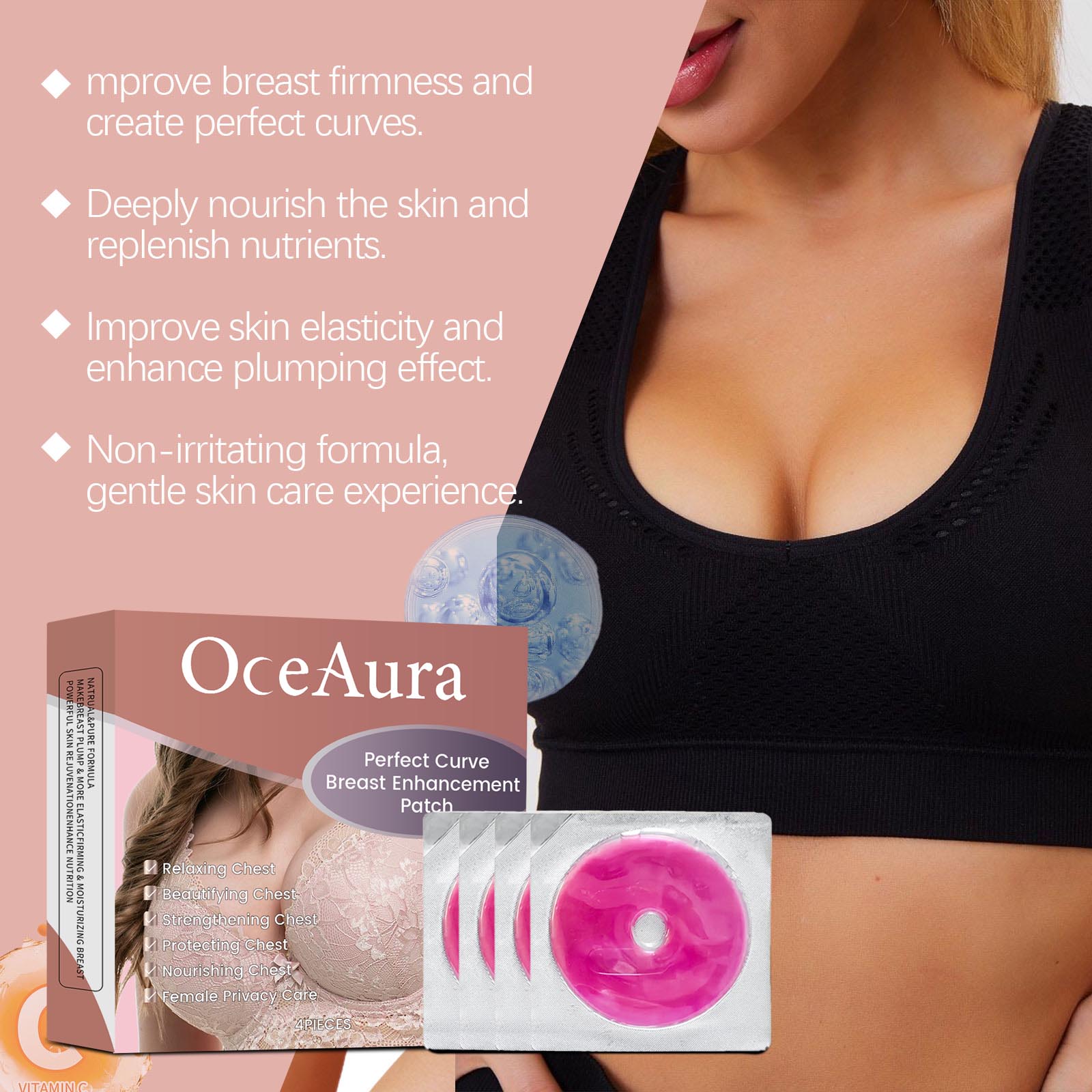 Oceaura Upper Body Skin Patch Helps Maintain The Elastic Texture Of The Skin Daily Care Patch - 5 - CJ