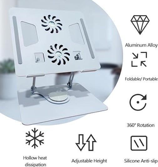 Laptop Stand With Dual Fan - 5 - CJ
