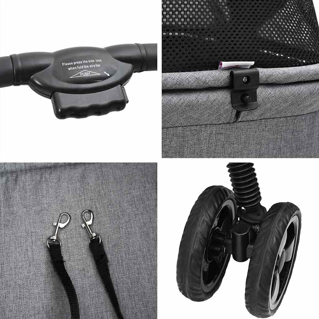 Foldable Pet Stroller 81 x 600D Oxford - 5 - CJ